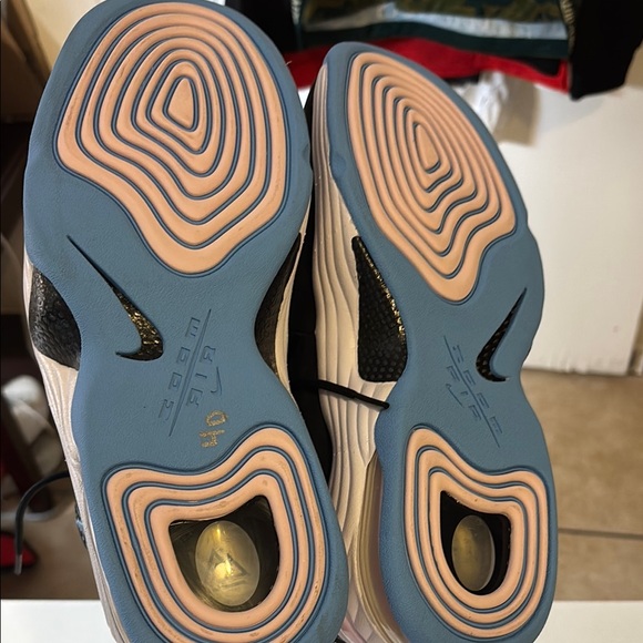 Nike Air Penny 2 black basketball AShoes size 9.5 DM 9132-001 2021 new no tags - Picture 7 of 7